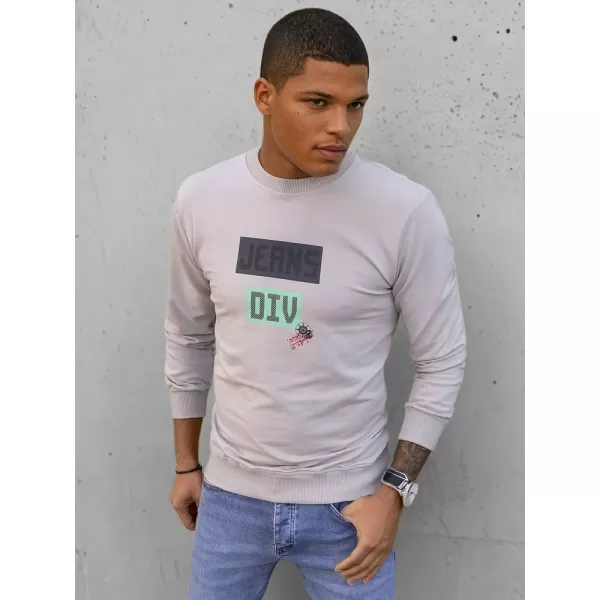  Férfi pulóver DSTREET BX5375 BÉZS 