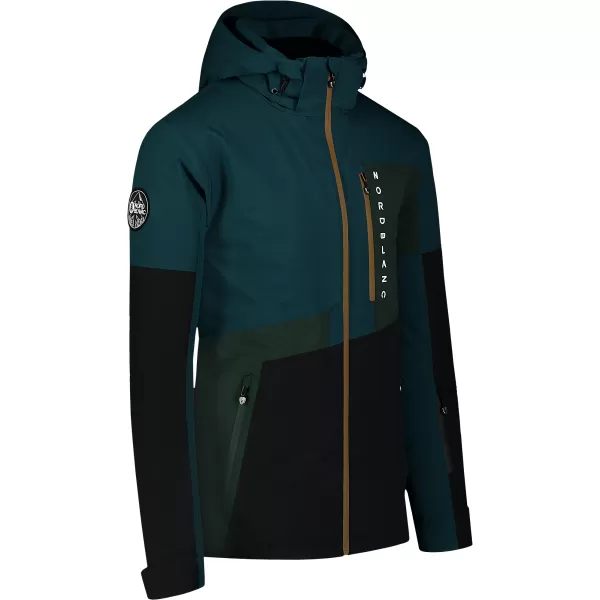  Férfi sídzseki NORDBLANC SLED NBWJM8123 SÖTÉTZÖLD 