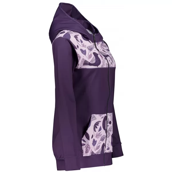  Női pulóver a zip prémiumon ALTISPORT VOJ/ALW062MI02 LILA 