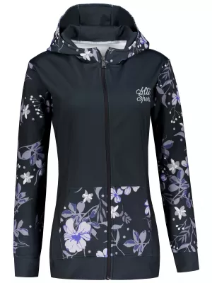 Női pulóver a zip prémiumon ALTISPORT VOJ/ALW063MI02 FEKETE