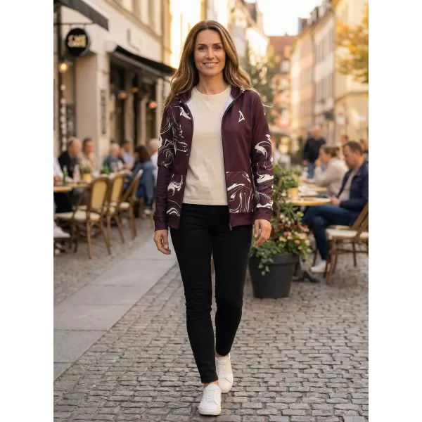  Női pulóver a zip prémiumon ALTISPORT VOJ/ALW064MI02 ÉRC 