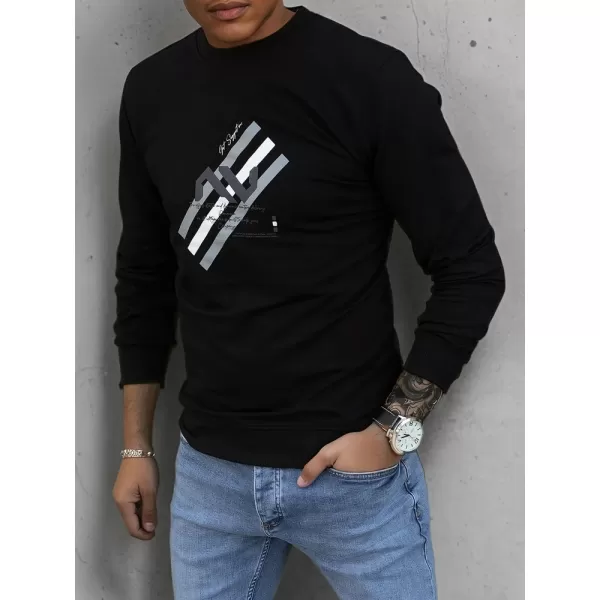  Férfi pulóver DSTREET BX5364 FEKETE 