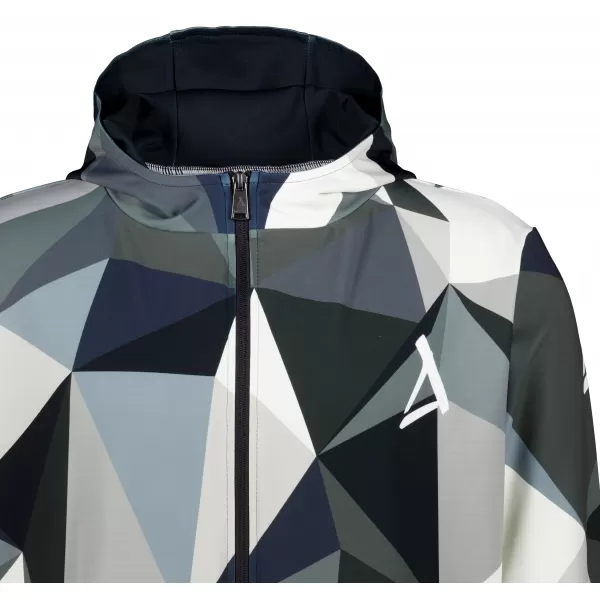  Férfi pulóver a zip prémiumon ALTISPORT VOJ/ALM007MI02 SZÜRKE 