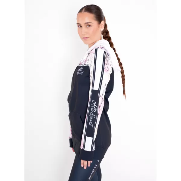 Női pulóver a zip prémiumon ALTISPORT VOJ/ALW008MI02 FEKETE 