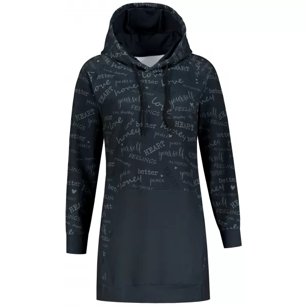  Női funkcionális pulóver prémium ALTISPORT VOJ/ALW067MI03 FEKETE 