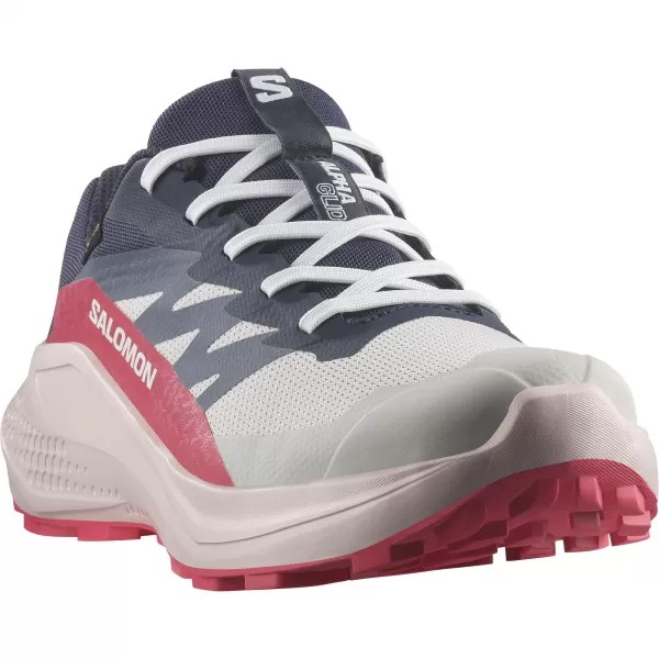  Női cipők SALOMON ALPHAGLIDE GTX W L47802300 LUNAR ROCK/BLUE NIGHTS/ROUGE RED 