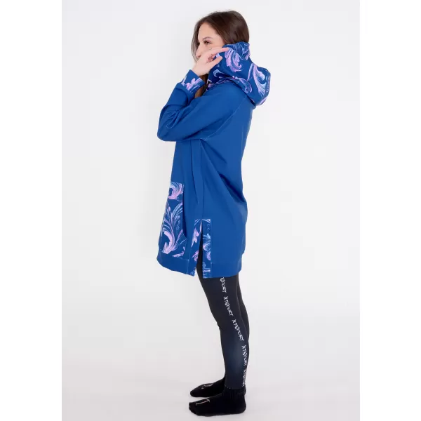  Női funkcionális pulóver prémium ALTISPORT VOJ/ALW065MI03 SÖTÉTKÉK 
