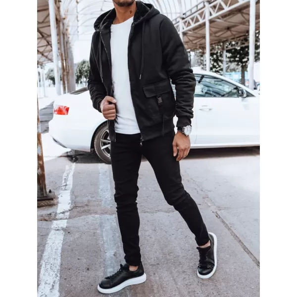  Férfi pulóver DSTREET BX5623 FEKETE 