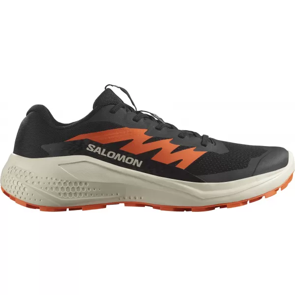  Férfi cipők SALOMON ALPHAGLIDE L47801100 FEKETE/ESŐS NAP/VÖRÖS NARANCS 