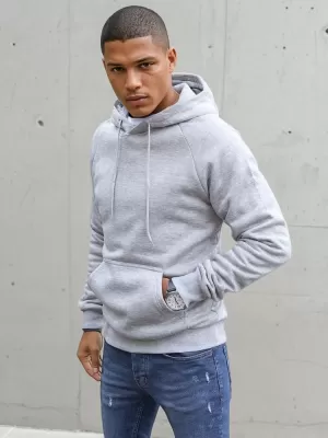 Férfi pulóver DSTREET BX5481 VILÁGOSSZÜRKE