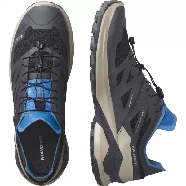  Férfi cipők SALOMON XA META GTX MIF L47886900 FEKETE/OXFORD BARNA/FRANCIA KÉK 
