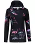 Női pulóver a zip prémiumon ALTISPORT VOJ/ALW064MI02 FEKETE -PINK