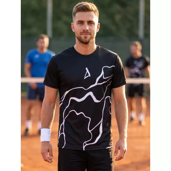  Férfi funkcionális T -piró prémium ALTISPORT VOJ/ALM073TR01 FEKETE 