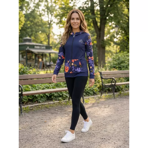  Női pulóver a zip prémiumon ALTISPORT VOJ/ALW063MI02 SÖTÉT LILA 