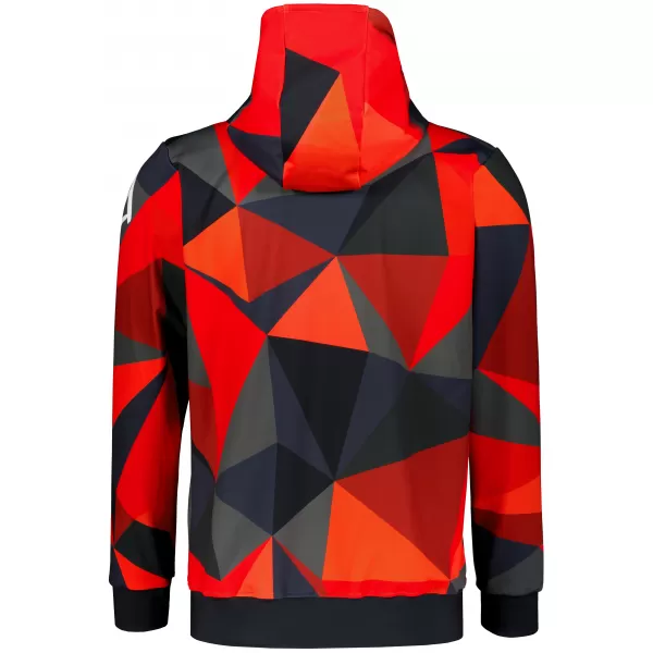 Férfi pulóver a zip prémiumon ALTISPORT VOJ/ALM007MI02 PIROS 