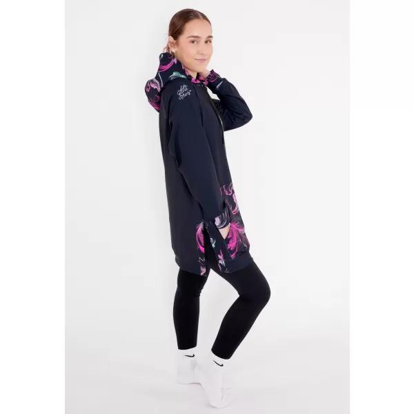  Női funkcionális pulóver prémium ALTISPORT VOJ/ALW065MI03 FEKETE -PINK 