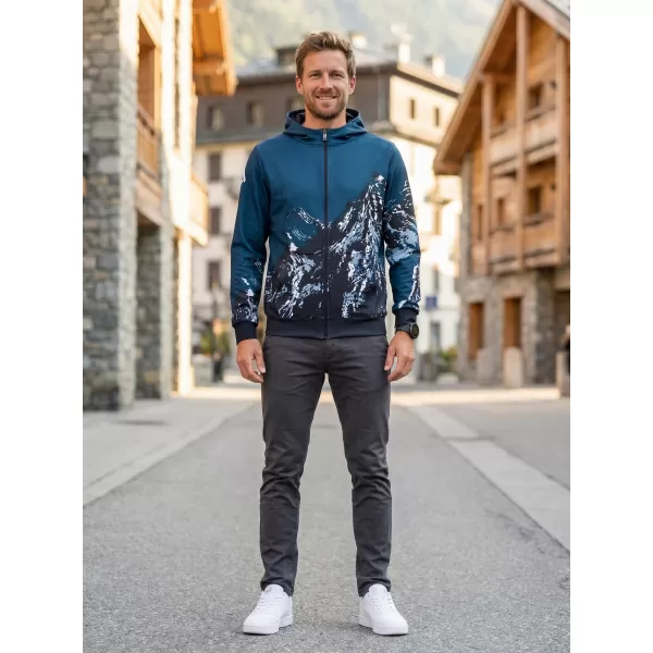 Férfi pulóver a zip prémiumon ALTISPORT VOJ/ALM059MI02 HADITENGERÉSZET 