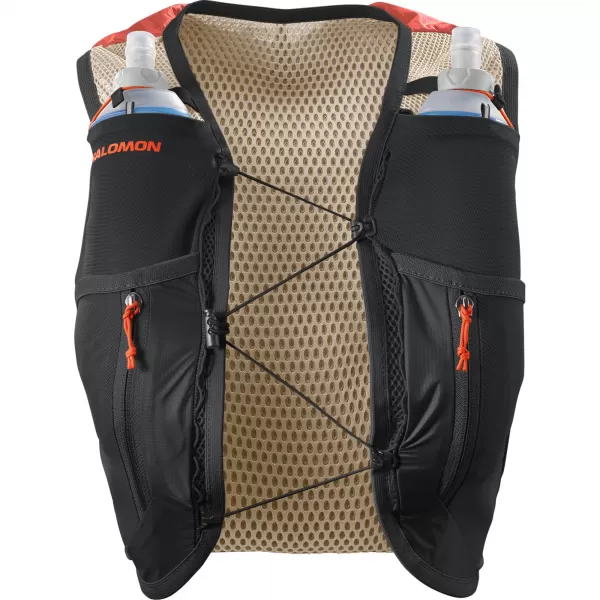  Női hátizsák SALOMON ACTIVE SKIN 12 WOMEN SET LC2663200 EMERGLOW/FEKETE 