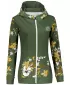 Női pulóver a zip prémiumon ALTISPORT VOJ/ALW063MI02 KHAKI