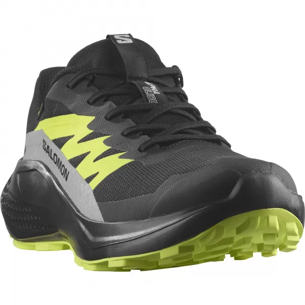  Férfi cipők SALOMON ALPHAGLIDE GTX L47802000 FEKETE/ÖTVÖZET/ÉLES ZÖLD 