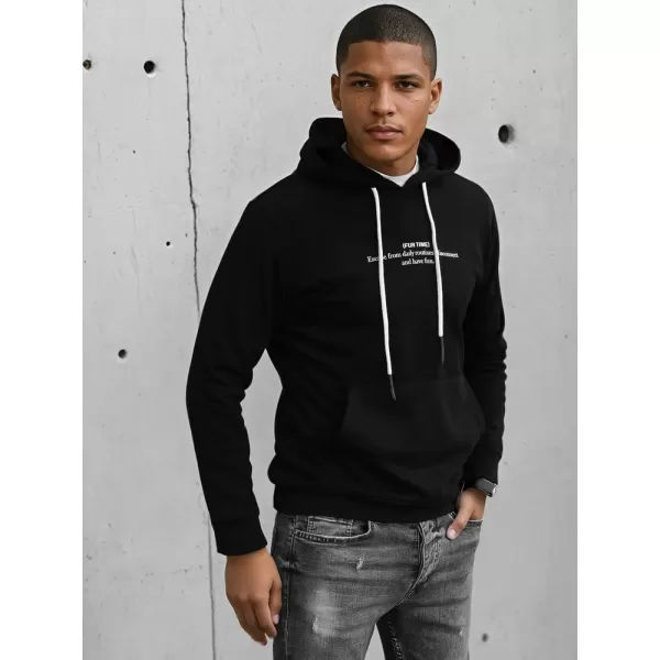  Férfi pulóver DSTREET BX5458 FEKETE 