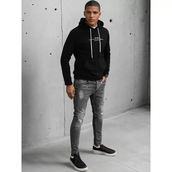  Férfi pulóver DSTREET BX5458 FEKETE 