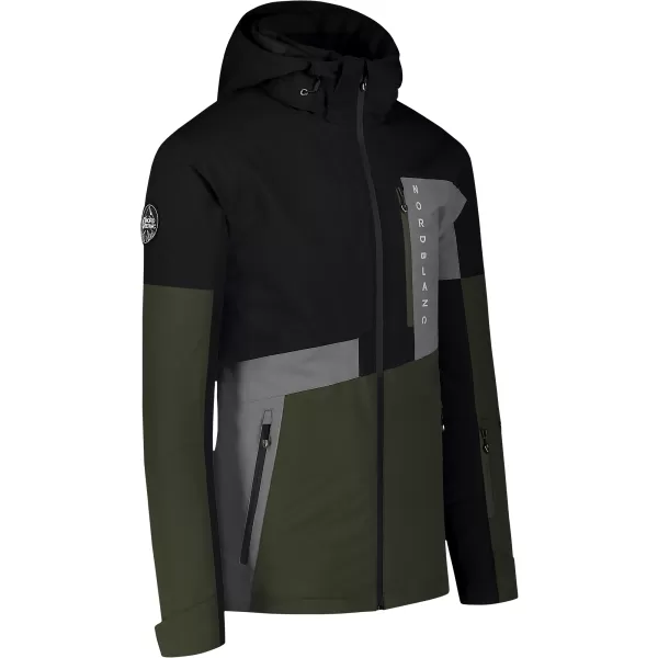  Férfi sídzseki NORDBLANC SLED NBWJM8123 FEKETE 