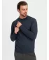 Férfi pulóver OMBRE OM-SWTN-0125 SÖTÉTKÉK