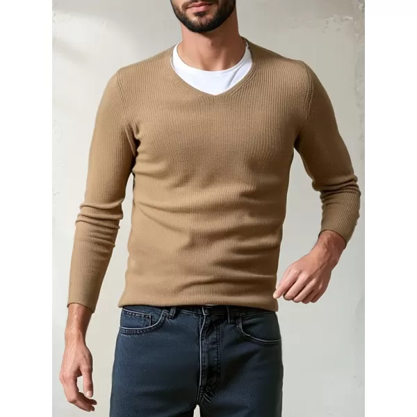  Férfi pulóver DSTREET WX2306 KARAMELLA 