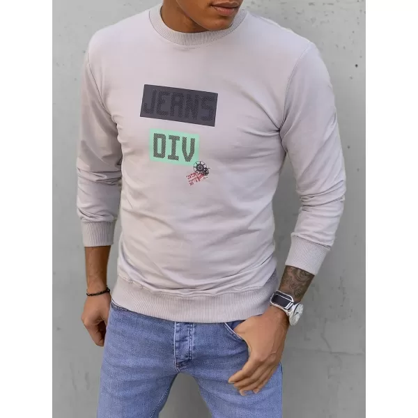  Férfi pulóver DSTREET BX5375 BÉZS 