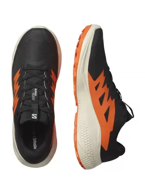 Férfi cipők SALOMON ALPHAGLIDE L47801100 FEKETE/ESŐS NAP/VÖRÖS NARANCS