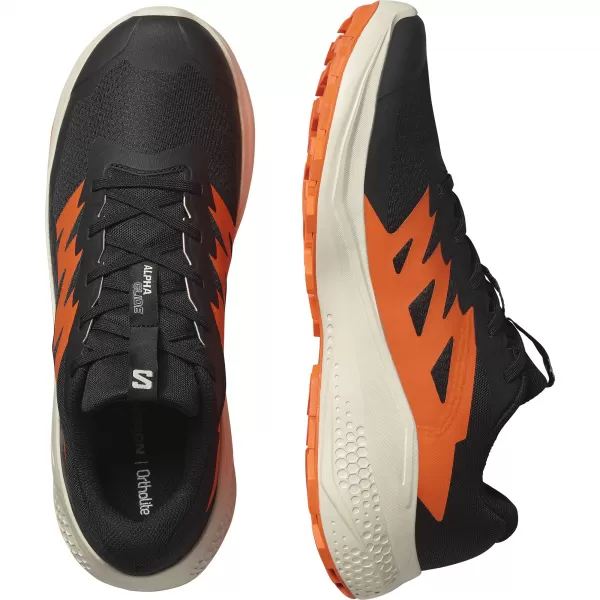  Férfi cipők SALOMON ALPHAGLIDE L47801100 FEKETE/ESŐS NAP/VÖRÖS NARANCS 