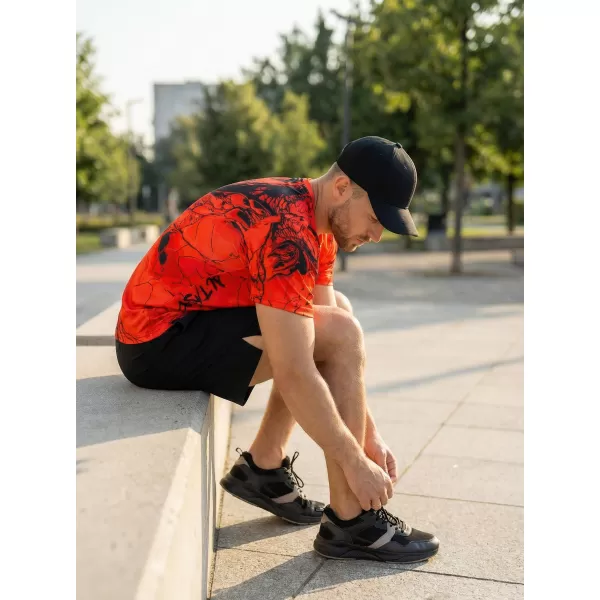  Férfi funkcionális T -piró prémium ALTISPORT VOJ/ALM071TR01 PIROS 