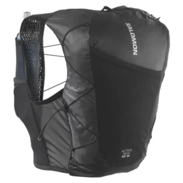  Női hátizsák SALOMON ACTIVE SKIN 12 WOMEN SET LC2178600 FEKETE/FÉM 