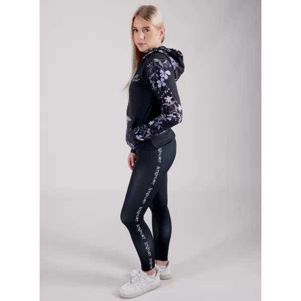  Női pulóver a zip prémiumon ALTISPORT VOJ/ALW063MI02 FEKETE 
