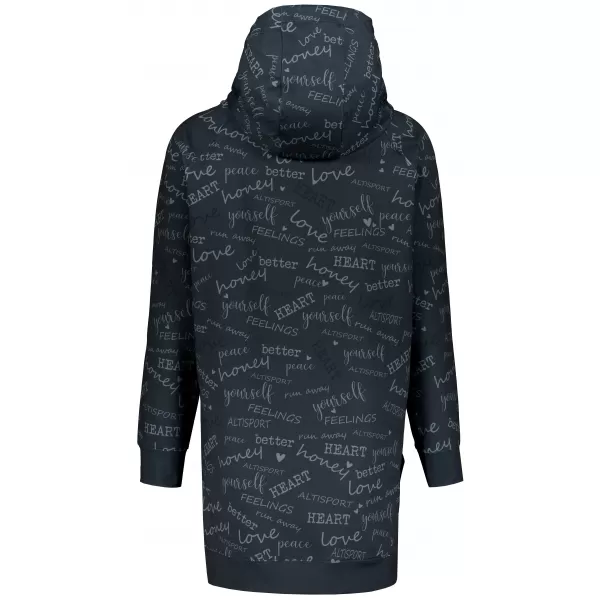  Női funkcionális pulóver prémium ALTISPORT VOJ/ALW067MI03 FEKETE 