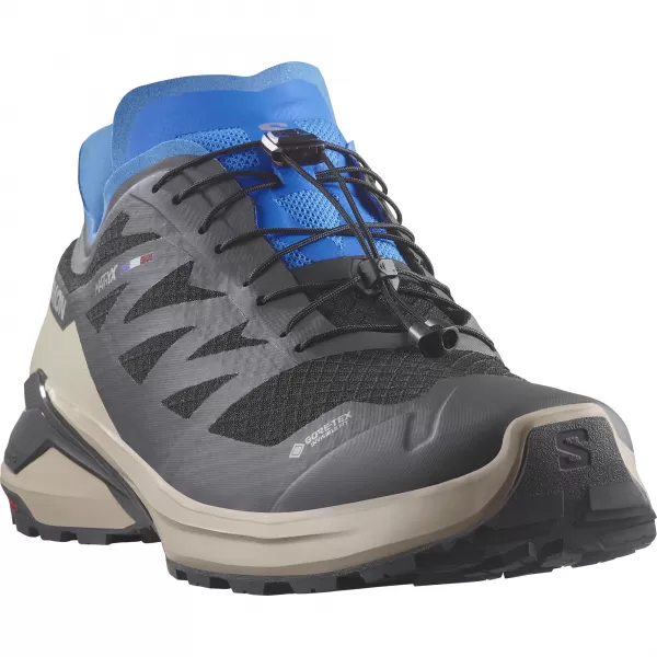  Férfi cipők SALOMON XA META GTX MIF L47886900 FEKETE/OXFORD BARNA/FRANCIA KÉK 