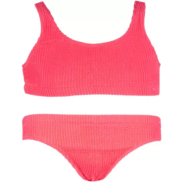  Fürdőruha 4F JWSS25UBKSF047 HALVÁNY KORALL NEON 
