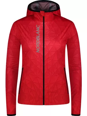Női világos softshell kabát NORDBLANC PURESNOW NBWSL8103 PIROS