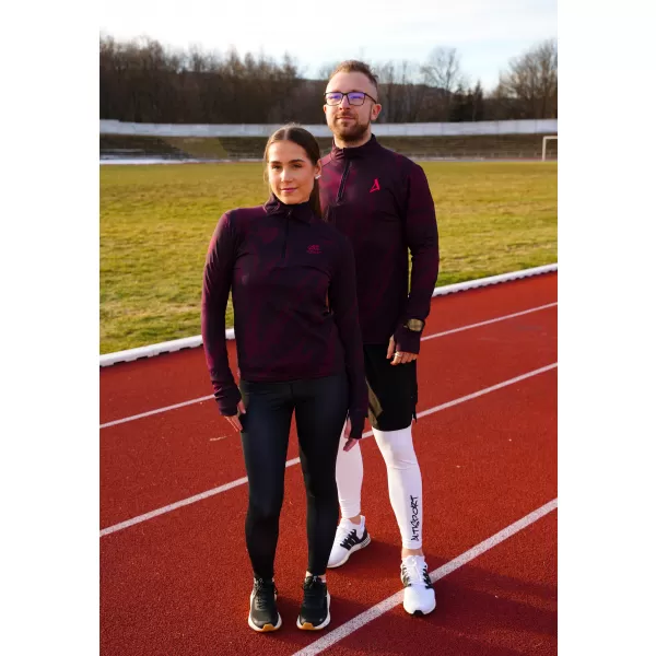  Női sport pulóver prémium plusz ALTISPORT VOJ/ALW072MI04 BORVÖRÖS 