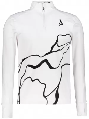 Férfi sport pulóver prémium plusz ALTISPORT VOJ/ALM073MI04 FEHÉR