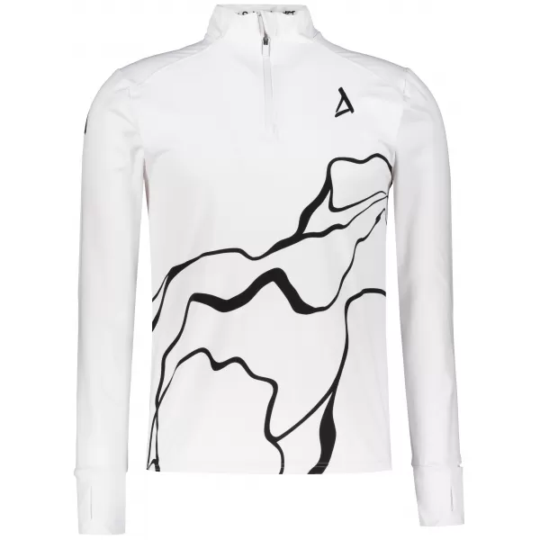  Férfi sport pulóver prémium plusz ALTISPORT VOJ/ALM073MI04 FEHÉR 