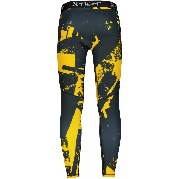 Férfi sport lábbeli hosszú prémium ALTISPORT VOJ/ALM079LEG01 FEKETE -SÁRGA 