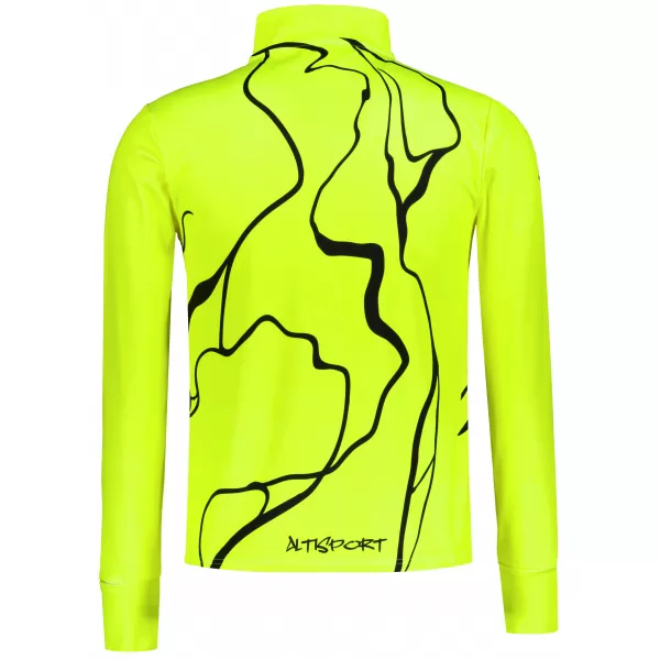  Férfi sport pulóver prémium plusz ALTISPORT VOJ/ALM073MI04 FLUO-SÁRGA 