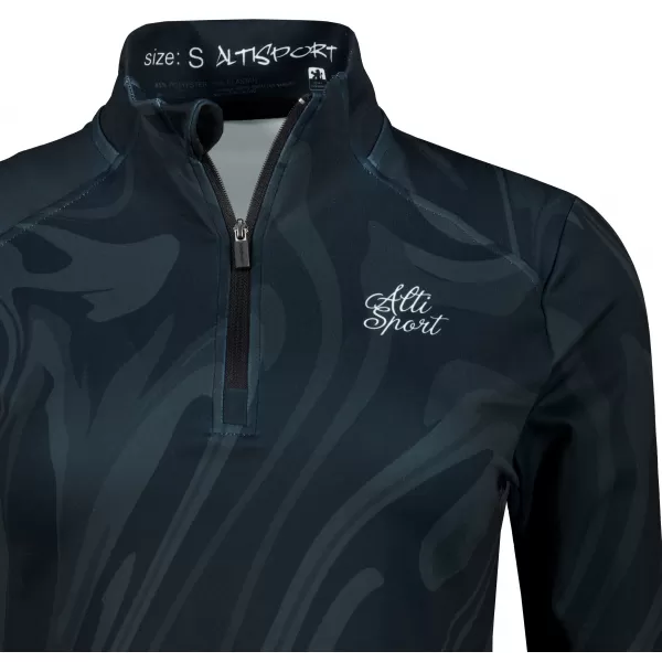  Női sport pulóver prémium plusz ALTISPORT VOJ/ALW072MI04 FEKETE 