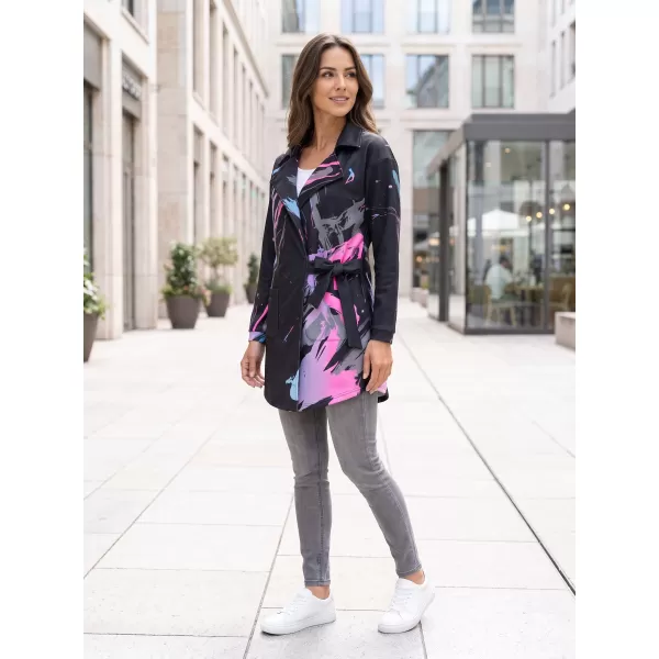  Női pulóver prémium táska ALTISPORT VOJ/ALW074MI05 FEKETE -PINK 