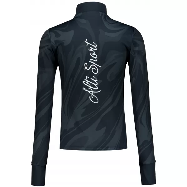  Női sport pulóver prémium plusz ALTISPORT VOJ/ALW072MI04 FEKETE 