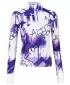 Női sport pulóver prémium plusz ALTISPORT VOJ/ALW076MI04 IBOLYA/FEHÉR