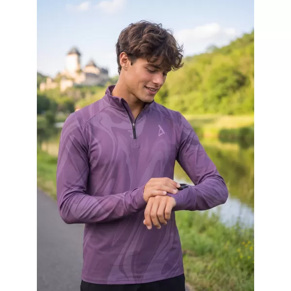  Férfi sport pulóver prémium plusz ALTISPORT VOJ/ALM072MI04 LILA 