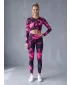 Női hosszú nadrág prémium ALTISPORT VOJ/ALW066LEG01 FEKETE -PINK